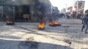 Demonstration in Port-au-Prince